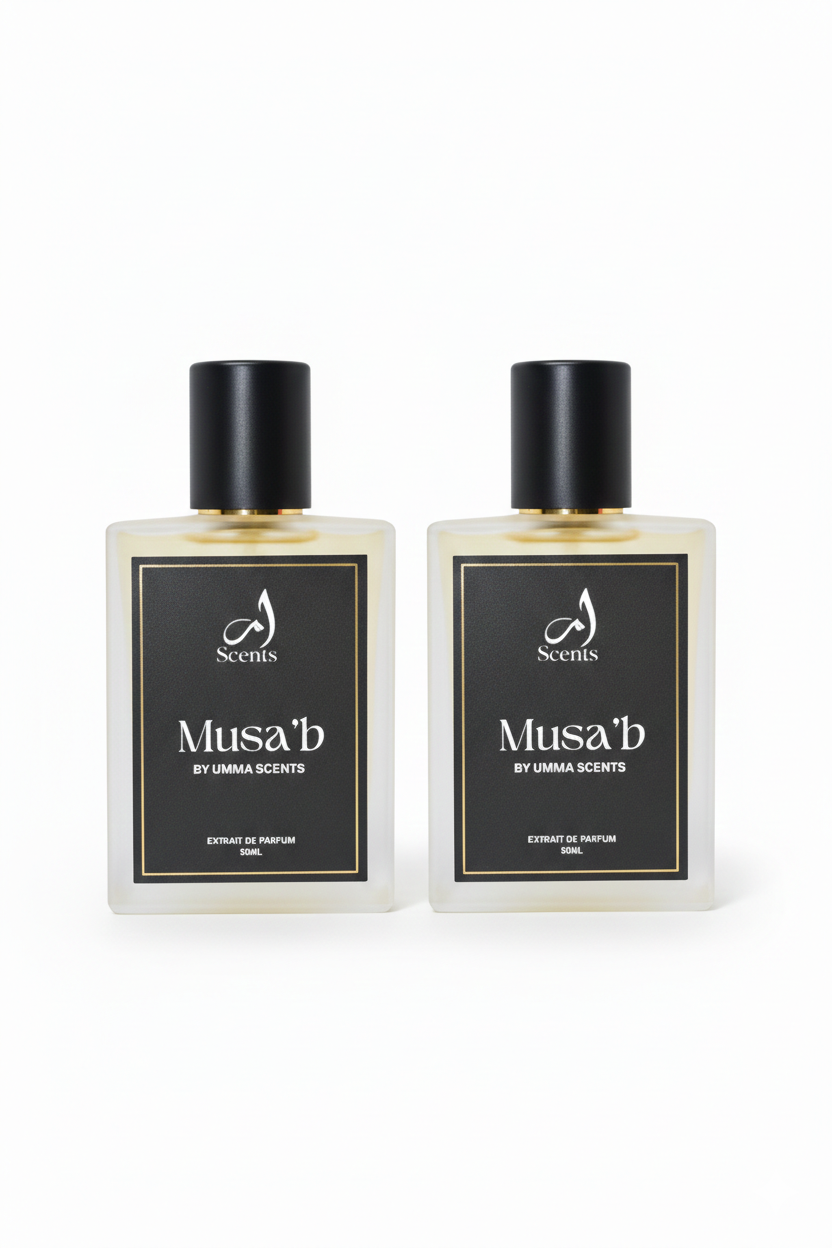 Musa'b by Umma Scents – Pack of 2 (Unisex) | Flat 35% OFF – Limited Time Offer